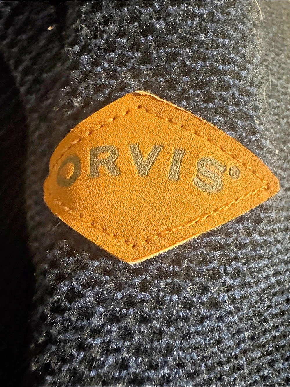 Orvis Classic Collection Quarter Snap Fleece Pullover Dark Navy M - Picture 3 of 3